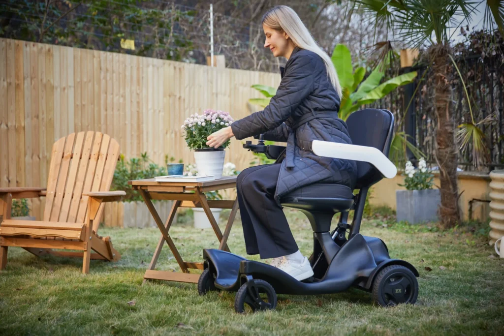 2electric wheelchair for riding outdoors weatherproof scaled